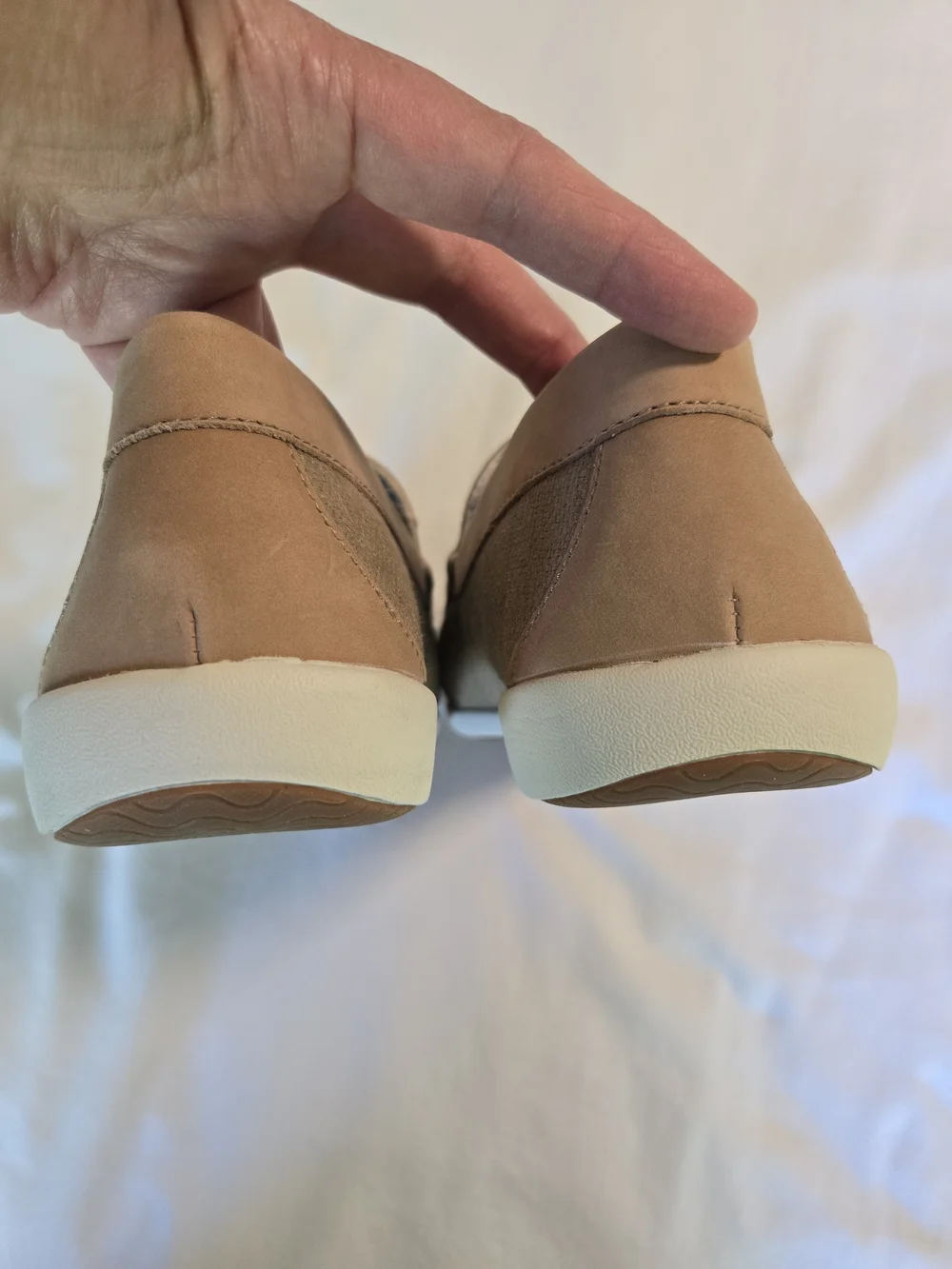 Tommy Bahama Taormina Loafers Canvas Linen Men's 10 Leather Trim Slip On